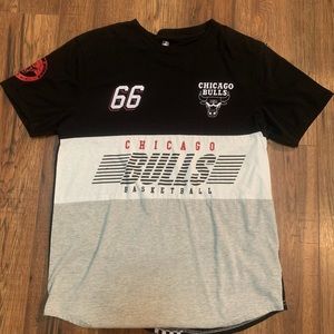 Retro NBA Chicago Bulls T-Shirt Mens Size Large Throwback Style